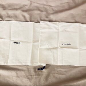 Pair of vince. Dustbags